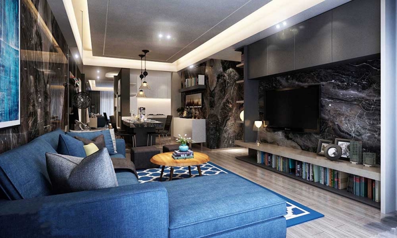 Grizio Orobico Mermer Uygulama